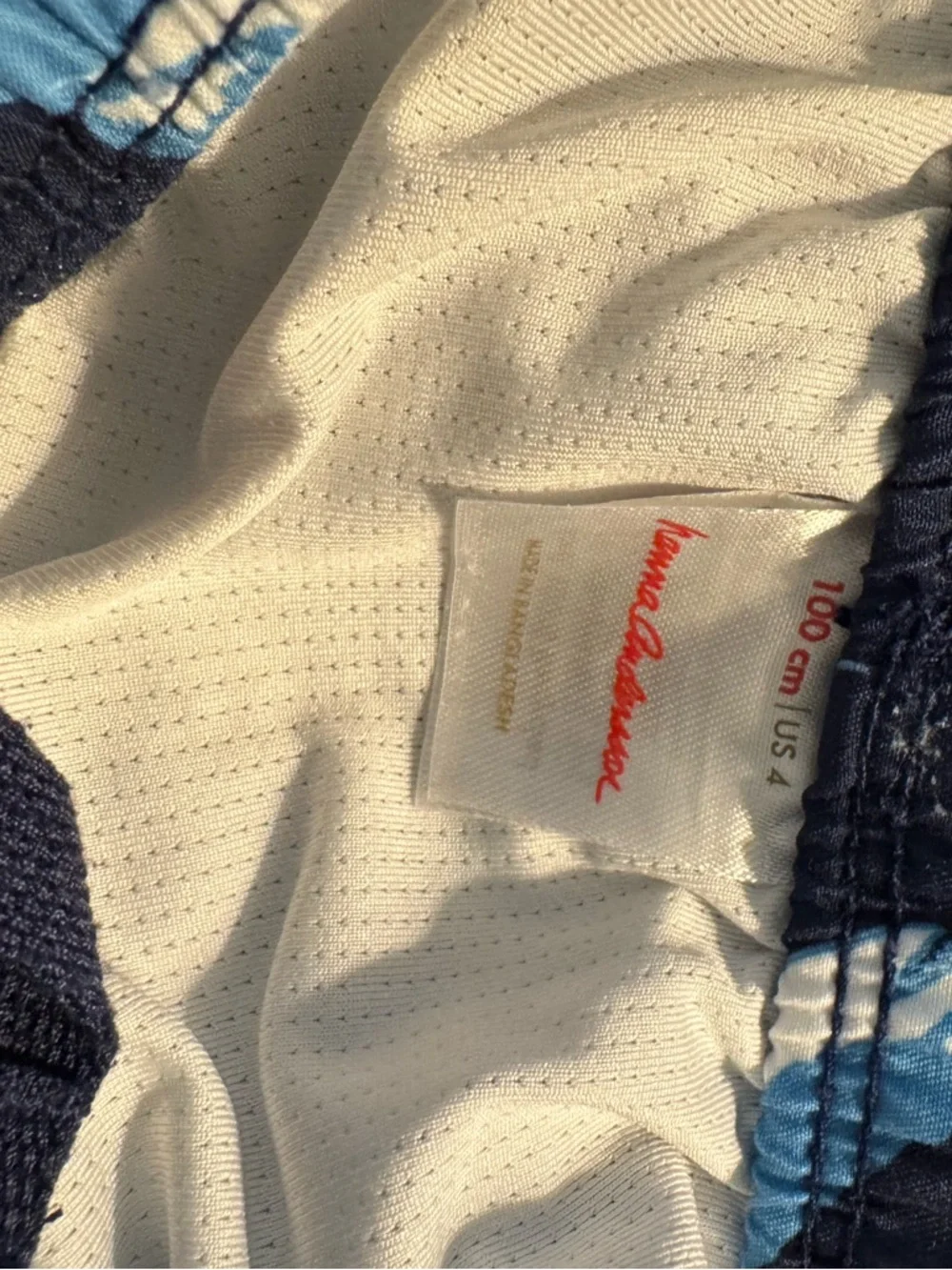Hanna Andersson swim trunks size 4